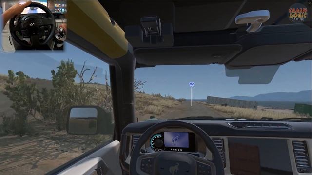 2022 Ford Bronco Off-Roading On The Beach + Thrustmaster T300RS GT | BeamNG Drive Quad HD смотреть онлайн