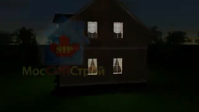 Проект дома из сип панелей Качура смотреть онлайн