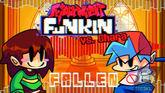Friday Night Funkin'; VS. Chara - FALLEN смотреть онлайн