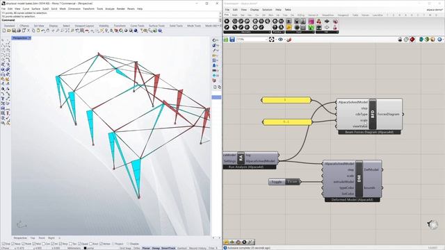 Tutorial: Alpaca 4D Structural Analysis. Quick portal frame demo. смотреть онлайн