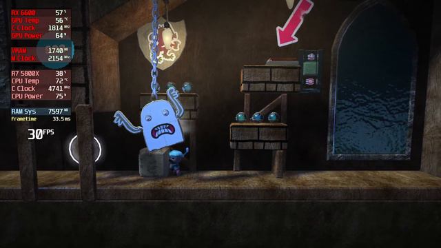 RPCS3 | LittleBigPlanet | 5800X | RX 6600 | 4K | 2023 смотреть онлайн