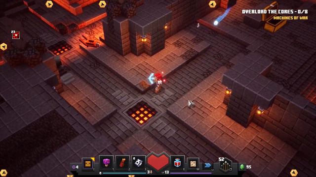 DEFEATING THE FIERY FORGE AND STORMBREAKER HAMMER ~ Minecraft Dungeons смотреть онлайн