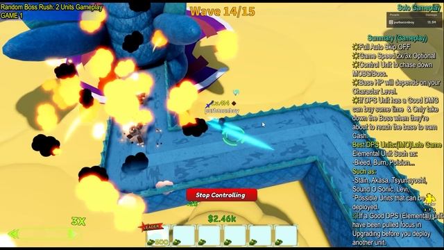 2 Units Beating Random Boss Rush! | Haven't Obtain Black Hole ORB Yet? | All Star Tower Defense смотреть онлайн