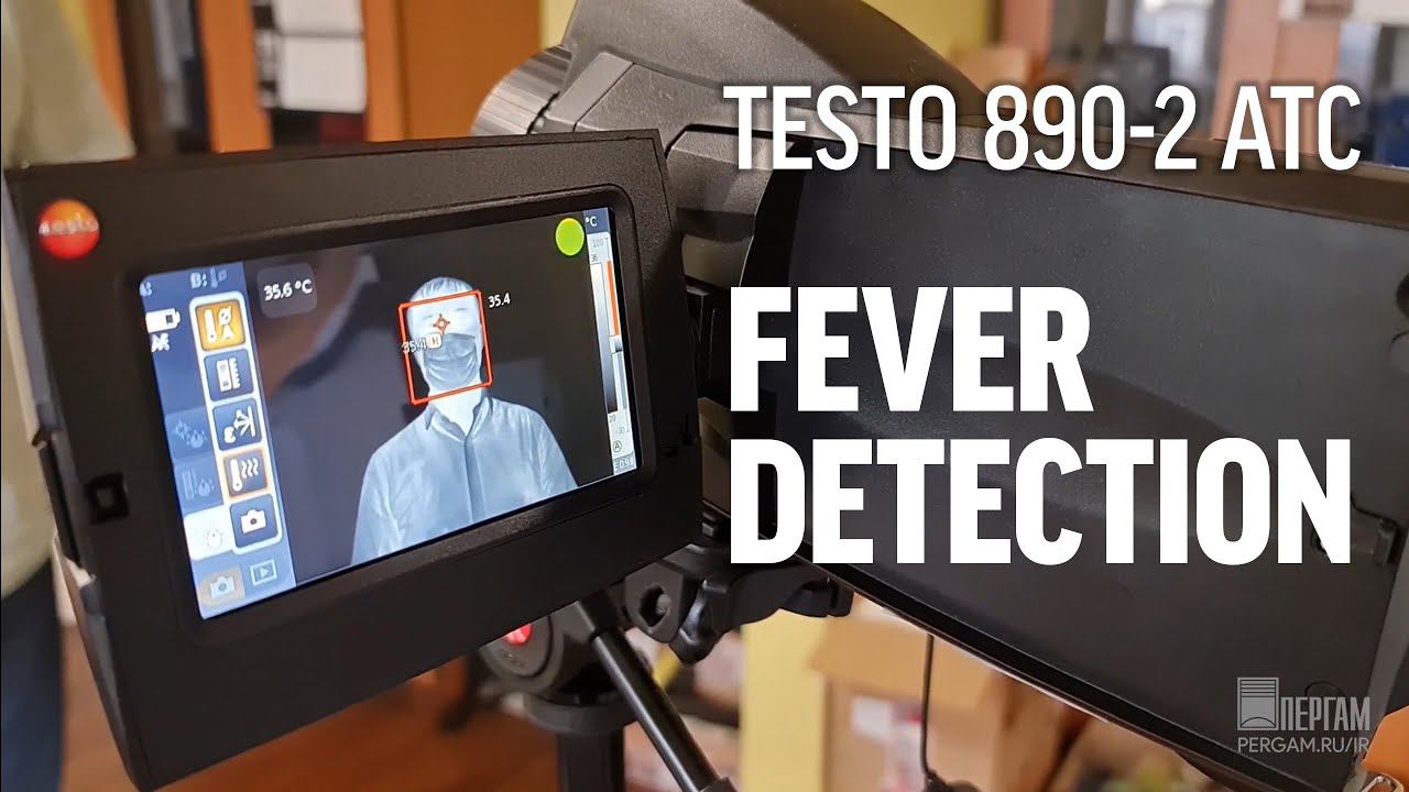 Инструкция по работе с функцией определения температуры тела Fever Detection — testo 890-2 ATC смотреть онлайн
