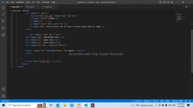 JavaScript 2D Game Development | Java Institute | A.M.M.Oshani Rathnayaka смотреть онлайн