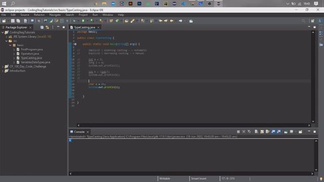Type Casting/Conversion in Java | Hindi | Lecture 3 смотреть онлайн