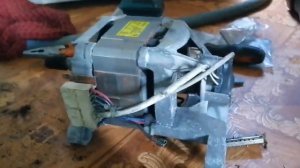 замена щёток на моторе стиральной машины AEG LAVAMAT L 1049