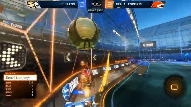 SELFLESS GAMING VS DENIAL ESPORTS - Rocket League Championship Series - Mundial Día 2