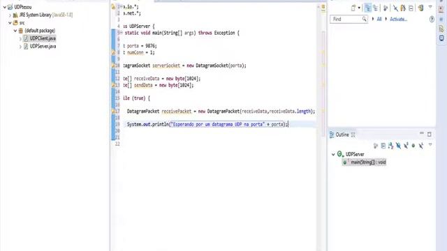 UDP Java смотреть онлайн