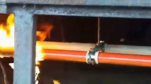 Испытания пластиковых труб пожаротушения FIREPROFF, SLT AQUA, ANTIFIRE