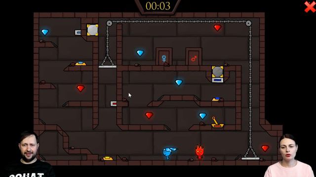 Игра Огонь и Вода 5: Элементы. Новый храм леса и хрустальный. Какой круче? часть 4 смотреть онлайн