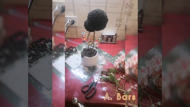 Подарок своими руками ❤️ Дерево из кофейных зёрен ? смотреть онлайн