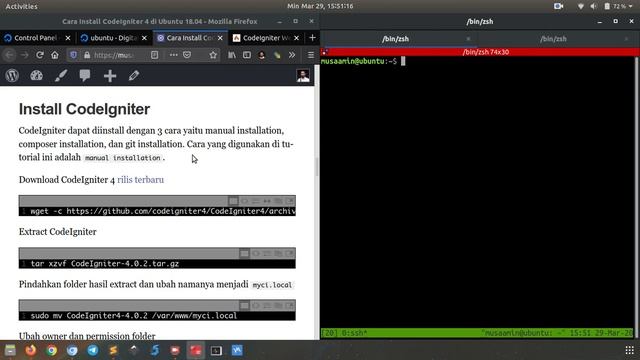 Install CodeIgniter 4 di Ubuntu 18.04 смотреть онлайн