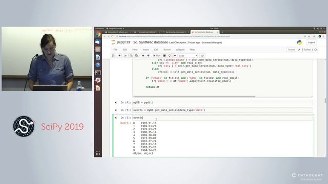 An Overview to Simulations and Generating Synthetic Data Sets | Scipy 2019 Tutorial | Aileen Nielse смотреть онлайн