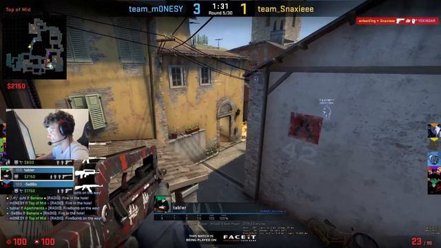 M0NESY И YEKINDAR АБУЗЯТ БАГ СО СМОКОМ НА FACEIT смотреть онлайн