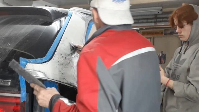 BMW X5 E70 выводим поверхность