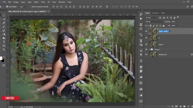 Editing Outdoor Portraits in Photoshop [Brown Moody Effect in Photoshop] смотреть онлайн