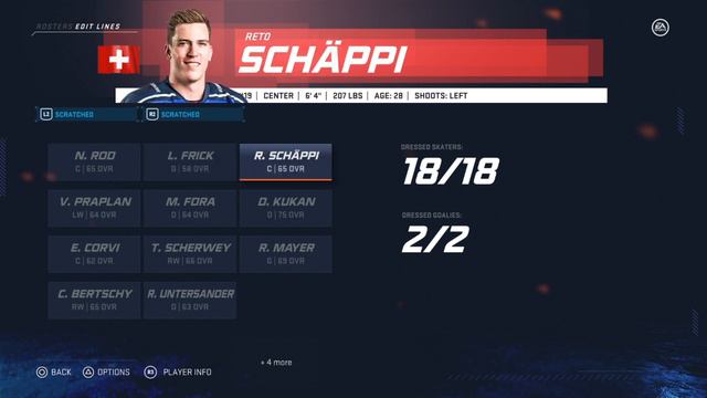 NHL 20 - Switzerland International Roster -All Players Ratings Positions Ages Colleges Teams & Stat смотреть онлайн