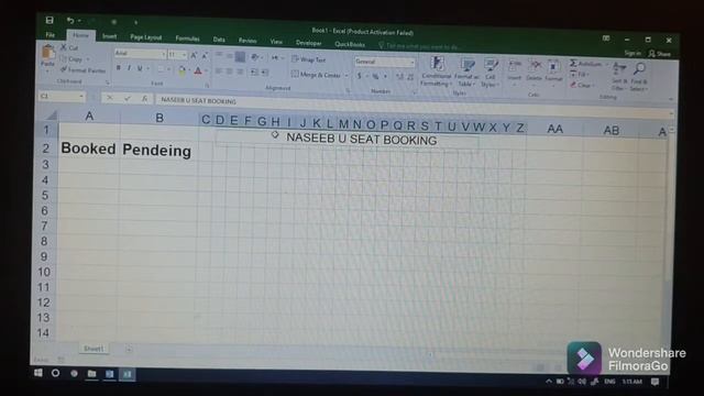 Seat Bookings Trick in excel -'Book Seats By Just 1 Click | #excel #msword #powerpoint смотреть онлайн