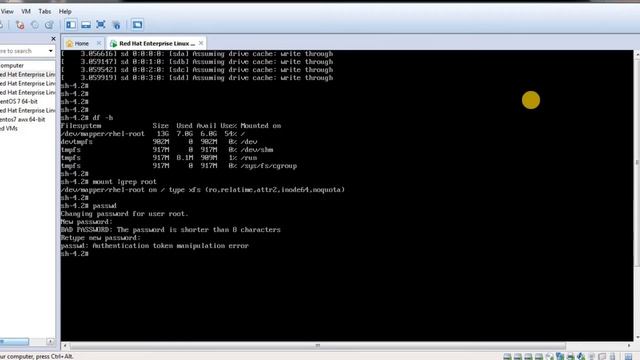 How to reset forgotten root password with single user mode- RHEL7 | CentOS 7 смотреть онлайн