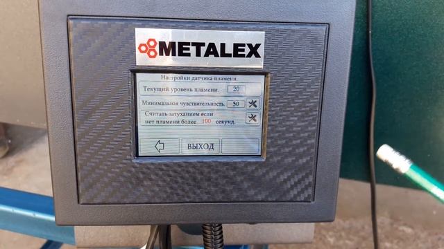 Обзор контроллера (автоматики) пеллетной горелки Metalex BG Touch-2 сенсорный экран смотреть онлайн