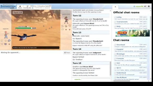 Pokemon Showdown | Jugando contra vosotros!! смотреть онлайн