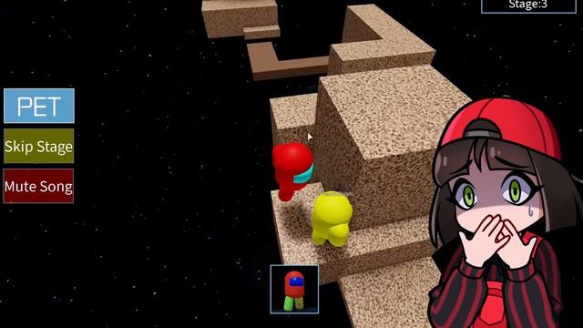 Паркур на корабле Амонг АС в Роблокс ОББИ! Машка Убивашка ищет предателя в Among Us Obby смотреть онлайн