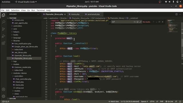 Send Email Using PHPMailer || PhpMailer Library Installation || Free Source Code смотреть онлайн