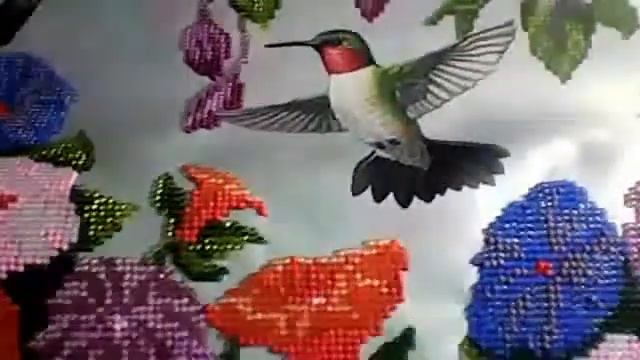 Вышивка бисером. Картина "В саду" 2часть... смотреть онлайн