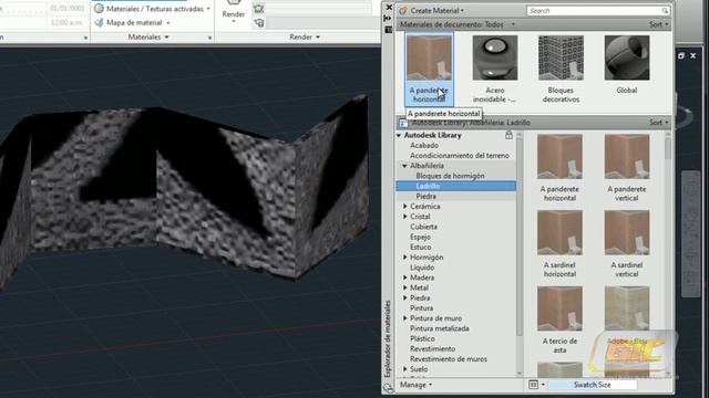 40.1.1-a Autocad 2013. Asignación de Materiales a Modelos 3D. смотреть онлайн