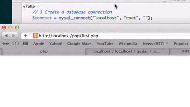 Intro to PHP and MySQL part 37 - Connect MySQL to HTML with PHP смотреть онлайн