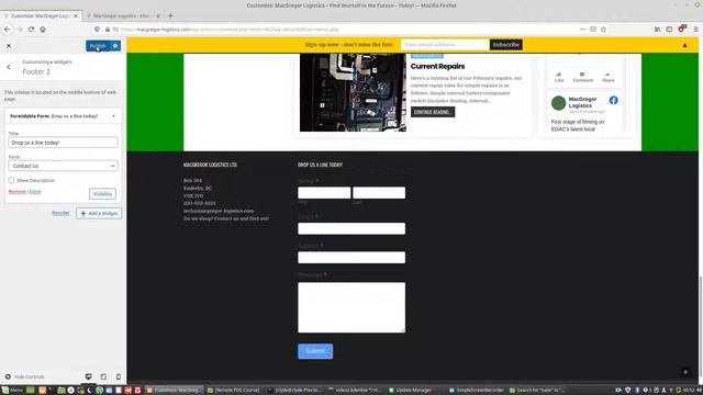MacGregor Logistics WordPress Tutorial смотреть онлайн