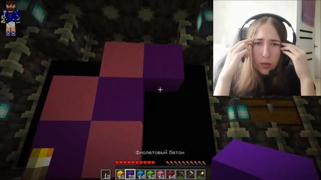 l Реакция на Никиту Берга l 10 Дней Выживания с Пустой человек в Майнкрафт l смотреть онлайн