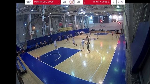 Первенство Москвы по баскетболу: Гольяново - Тринта -2 Ю. 2006. 29.10.23г. смотреть онлайн