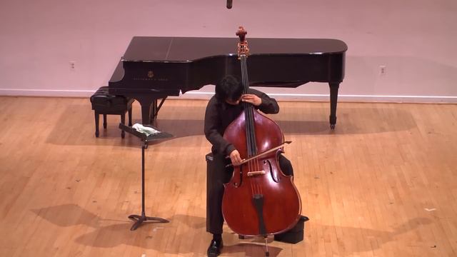 Yoshiaki Horiguchi Prelude from Bach's Cello suite no. 1 on Double Bass смотреть онлайн