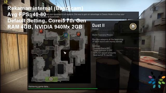 CS Global Offensive Game Review Acer Aspire E5 475g NVIDIA 940MX 2GB, Intel Core i5 7th Gen, RAM 4G смотреть онлайн