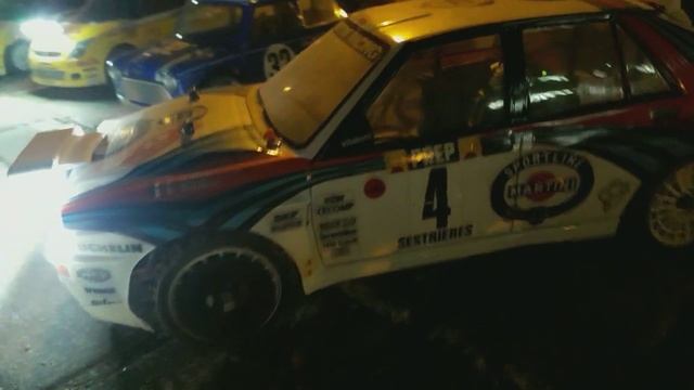 RC night rally. GRX Rally-RC Team. Tamiya TL-01 Lancia Delta, M-03 Mini Cooper Racing смотреть онлайн