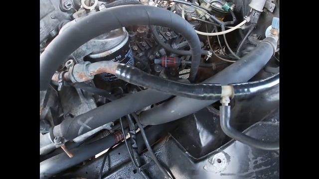 MERCEDES W126 300SD MAINTENANCE AFTER A LONG TRIP! STRIPPED ENGINE MOUNT BOLT!! смотреть онлайн