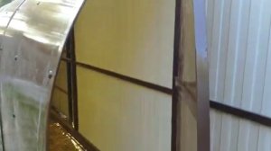 Навес для откатные ворот. Идеальный вариант для защиты и удобства!!