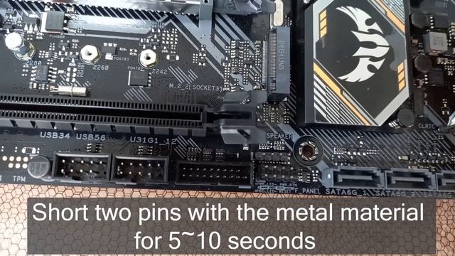 How to clear CMOS for ASUS TUF B450M-PRO GAMING Motherboard смотреть онлайн