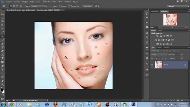 Tutorial Adobe Photoshop CS 6 Herramienta parche смотреть онлайн