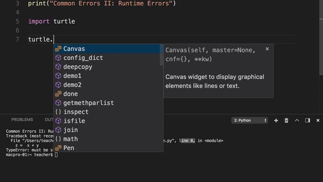 Common Errors Runtime смотреть онлайн
