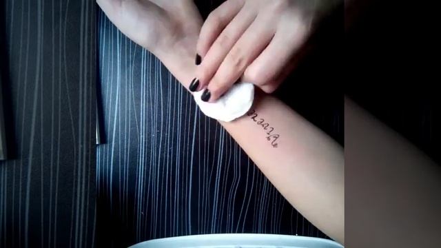 Как сделать временную татуировку. смотреть онлайн