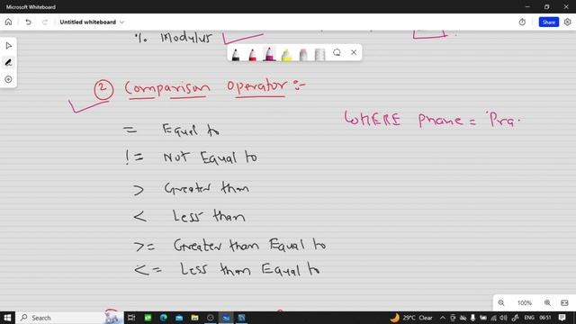 Operators In SQL | Arithmetic and Comparison Operators | Logical Operator | SQL Tutorial PART 40 смотреть онлайн