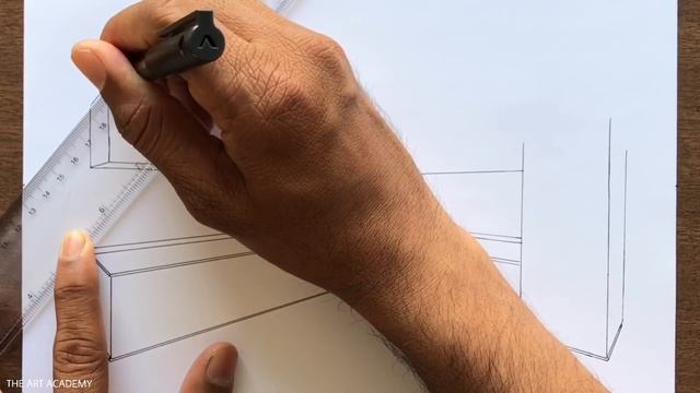 How to Draw a Kitchen in 2-Point Perspective смотреть онлайн