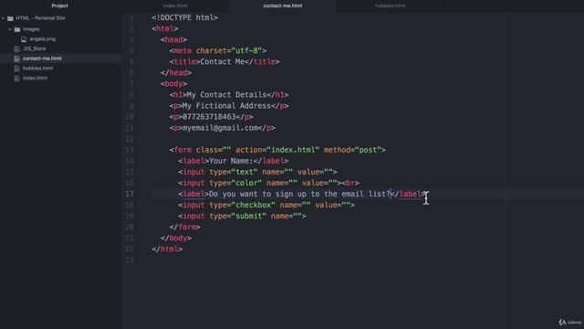 Day 42 - Web Foundation - Intermediate HTML - 6 HTML Forms смотреть онлайн