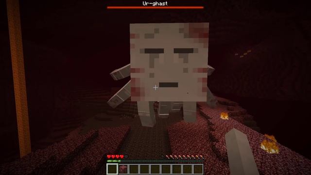 Minecraft LIFE AS A GHAST MOD / SHOOT FIREBALLS AND GO TO THE NETHER!! Minecraft смотреть онлайн