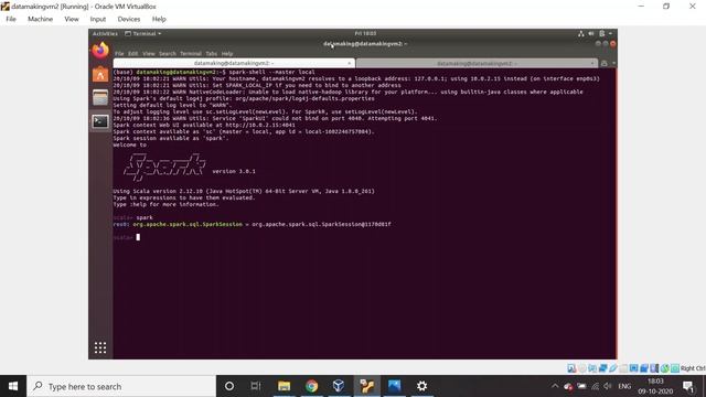 How to access Spark component in FREE Spark 3 and Hadoop 3 VM | Data Making | DM | DataMaking смотреть онлайн