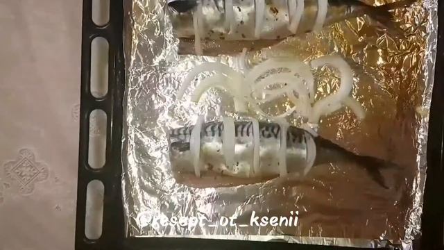 Скумбрия в духовке смотреть онлайн