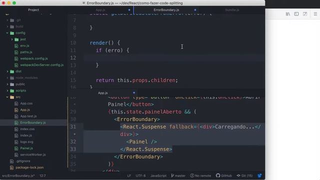 0012-10 Error Boundary no React para Lidar com Erro no Componente Lazy no Suspense смотреть онлайн